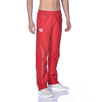 ARENA Chándal de calentamiento de equipo estándar ligero y deportivo, pantalones rojos, talla L