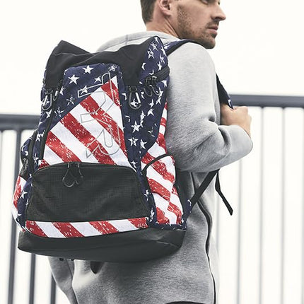 TYR Unisex Adult ALLIANCE Backpack - Navy/White, Size 45/Large
