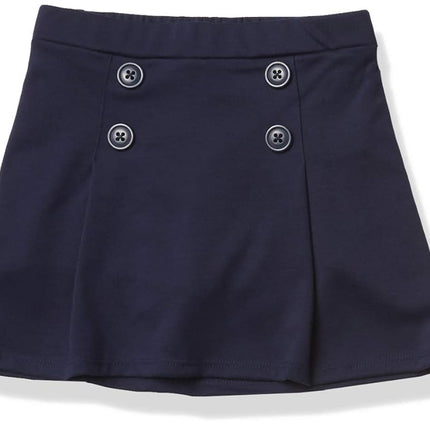 The Children's Place Girls' Toddler Uniform Ponte Knit Button Skort