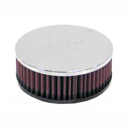 K&N Universal Clamp-On Air Filter: High Performance, Premium, Washable, Replacement Engine Filter: Flange Diameter: 2 In, Filter Height: 2 In, Flange Length: 0.625 In, Shape: Round, RC-2440