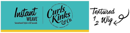 Sensationnel Synthetic Hair Half Wig Instant Weave Curls Kinks & Co BOSS LADY (1B)