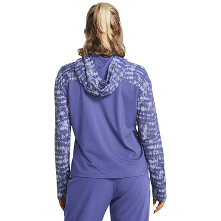 Under Armour Women's Iso-chill Shorebreak Hoodie Hooded Sweatshirt, (561) Starlight/Celeste/Celeste, S