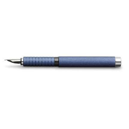 Faber-Castell Essentio 148442 Fountain Pen EF Nib Aluminium Blue