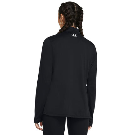 Under Armour Women's Tech 1/2 Zip- Solid Shirt Black