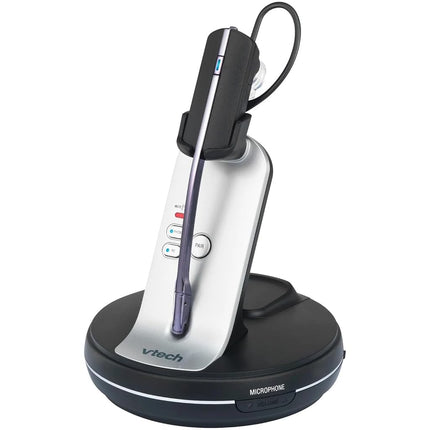 Auriculares inalámbricos DECT convertibles de oficina VTech VH6210, compatibles con softphone, para teléfonos fijos de empresas