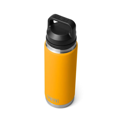 YETI Rambler 26 oz Bottle, Leakproof, Vacuum Insulated, Stainless Steel with Chug Cap, Tropical Pink
