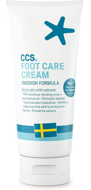 CCS Foot Care Cream with 10% Urea, 175ml Tube, Pack of 3