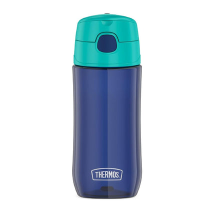 Bouteille d'hydratation en plastique THERMOS FUNTAINER 16 oz avec bec verseur, bleu marine
