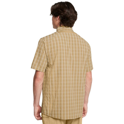 Under Armour Men's Drift Tide 2.0 Plaid Short-Sleeve T-Shirt, (263) Camel / / Coyote, Medium
