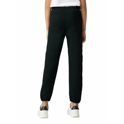 Gildan Kids' Elastic Bottom Youth Sweatpants, Black, Medium