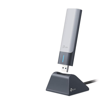 TP-Link AX1800 WiFi 6 USB Adapter for Desktop PC (Archer TX21UH) Wireless Network Adapter with 2.4GHz, 5GHz, MU-MIMO, OFDMA, High Gain Dual Band 5dBi Antenna, WPA3, Supports Windows 11/10