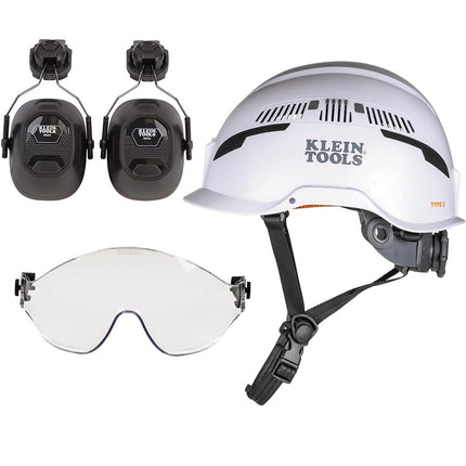 Klein Tools 80167 Arborist Safety Helmet Set, Ligh