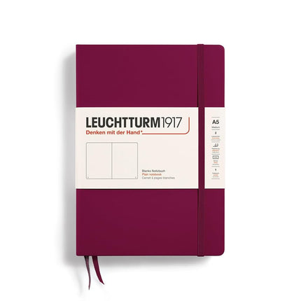 Notebook HC Medium (A5) 251p., Plain, Port Red