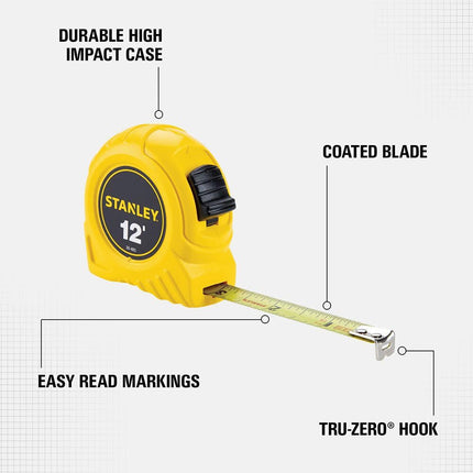 Stanley 30-485 12-by-1/2-Inch Tape Measure