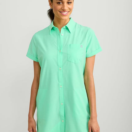 HUK Women's Kona Dress Lightweight, Quick-Dry Beach Cover-up, for Swim, Pool, and Vacation Wear Casual, Bermuda, XS