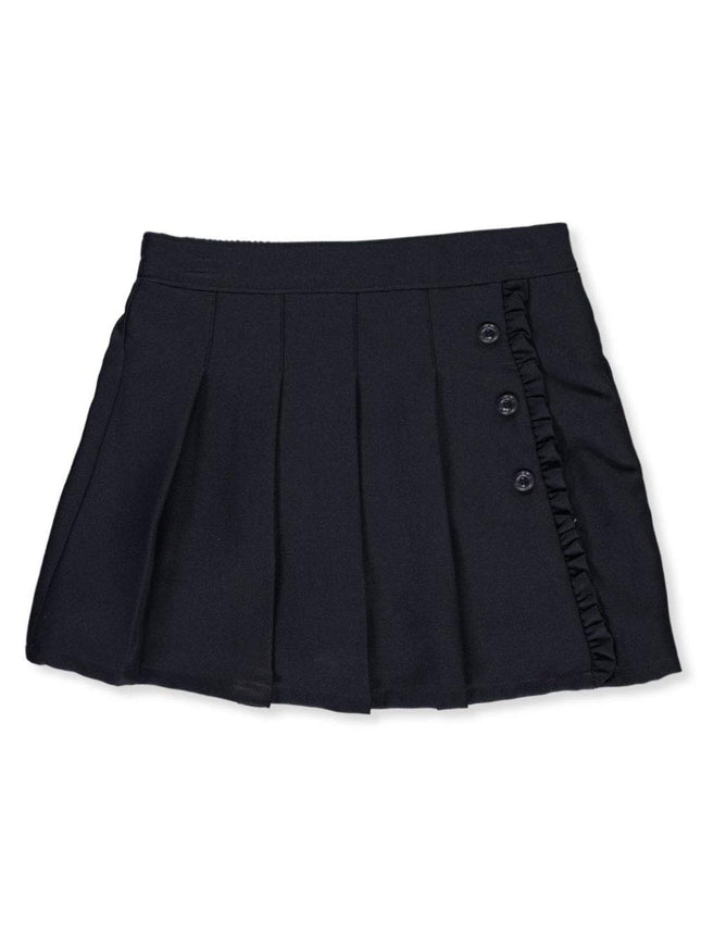 Nautica Girls' School Uniform Pleated Pull-on Scoo