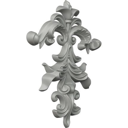 Ekena ONL09X11X01AT 9 1/4" W x 11 3/4" H x 1 1/8" P Attica Drop Onlay, Primed