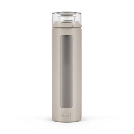 Ello Syndicate 20oz Reusable Glass Water Bottle wi