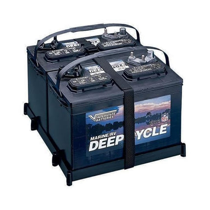 Boating Accessories New Dual Group 27 Battery Tray t-h Marine Dbh27pdp Dual Battery Holder Fits Group 27