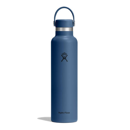 Hydro Flask Water Bottle - Insulated Stainless Steel - Non Spill, Leakproof in 24 Oz Harbor Blue
