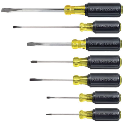 KLEIN TOOLS 7 Piece Cushion-Grip Screwdriver Set 85076