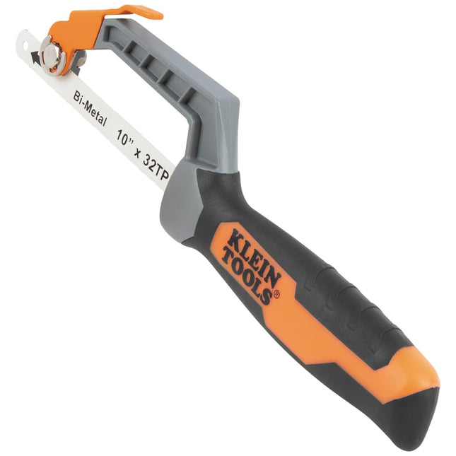 Klein Tools 31432FC Mini Finish-Cut Hacksaw, 10-In