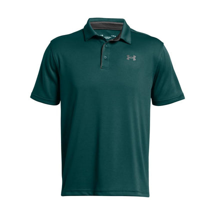 Polo de golf Under Armour Tech para hombre, (449) Hydro Teal / / Pitch Gray, XS