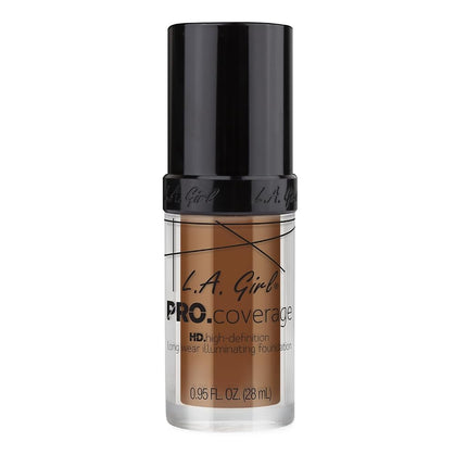L.A. Girl Pro Coverage Liquid Foundation, Coffee, 0.95 Fl Oz