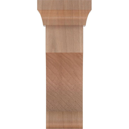 Ekena BKTW02X04X06GOCH 2 1/2-Inch Width x 4-Inch Depth x 6-Inch Height Small Gomez Wood Bracket - Cherry