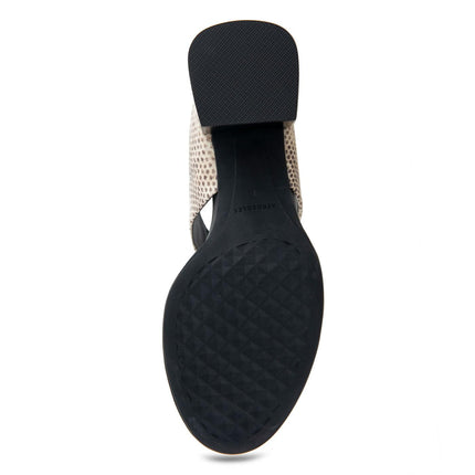 Aerosoles Women's Nika Slide Sandal, Roccia Snake Print Leather, 6