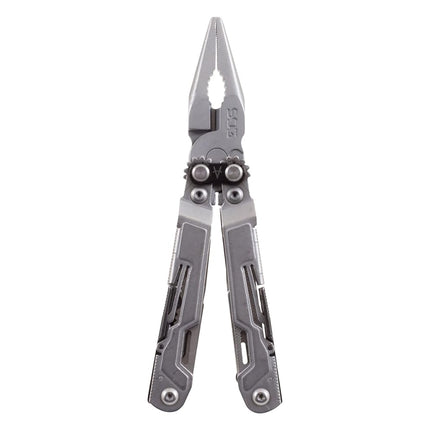 SOG PowerPint Mini Compact Stainless Steel Multi-Tool |18 Lightweight Specialty Tools & SOG Multitool Pliers Pocket Knife, Stone Wash