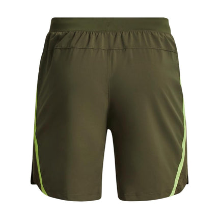 Under Armour Mens UA Launch 2 in 1 7 Shorts Green XL
