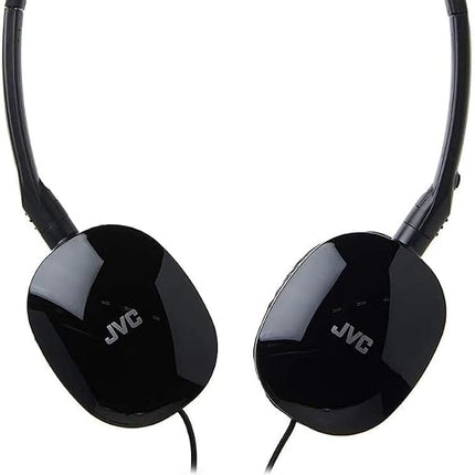 Jvc HAS160B Flats Lightweight Headband Headphones, Black