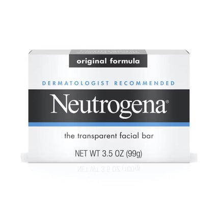 Neutrogena The Transparent Facial Bar Original Formula, 3.50 Oz Pack Of 3