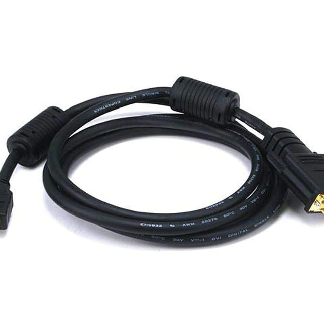 Monoprice 102696 6-Feet 28AWG HDMI to M1-D Video Cable, Black
