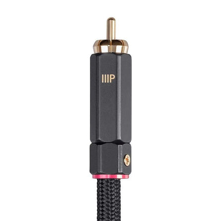 Monoprice Onix Series Digital Coaxial Audio/Video RCA Subwoofer CL2 Rated Cable, RG-6/U 75-ohm 15ft,Black
