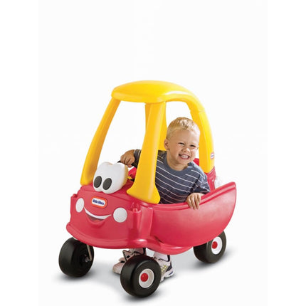 Little Tikes Cozy Coupe Car, Kids RideOn Foot to Floor Slider, Mini Vehicle Push Car with Real Working Horn, Clicking Ignition Switch & Petrol Cap, For Ages 18 Months plus