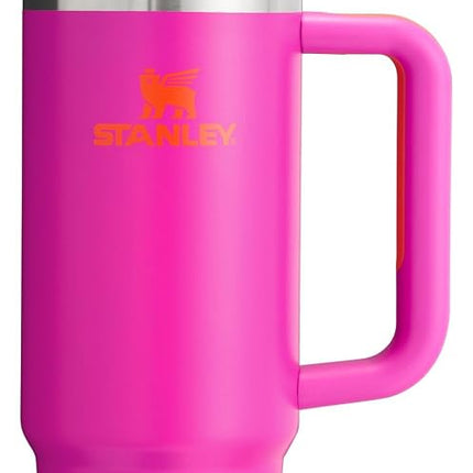 Stanley Quencher H2.0 FlowState Tumbler, Vacuum-Insulated, Stainless Steel, with Lid and Straw for Water, Iced Tea, Coffee, Smoothies and More, Bright Purple, 887 ml