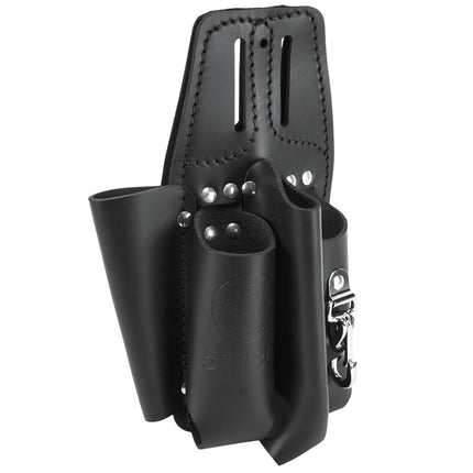 Klein Tools Tool Pouch, 4 Pocket Multi Tool Holder with Plier Holder, Ruler Holder, Screwdriver Holder 5118C