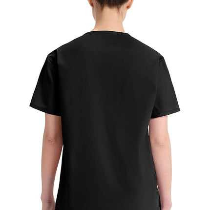 Dickies Women's medical scrubs shirts, Black, L UK