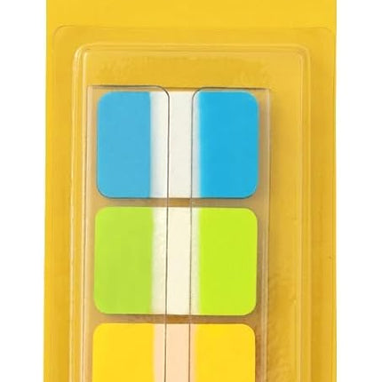 Post-it Tabs, 1 in Solid, Aqua, Lime, Yellow, Red, 22/Color, 88/Dispenser (686-ALYR1IN)