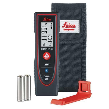 Leica Disto E7100i Laser Distance Meter, 200-Feet, Black/Red by Leica Geosystems