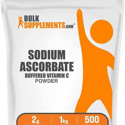 BulkSupplements.com Sodium Ascorbate Powder - for 
