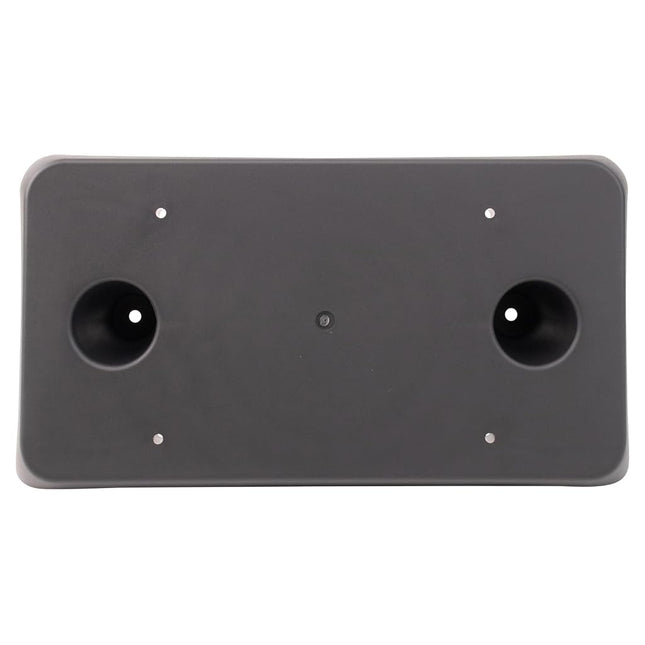 TRQ Front License Plate Bracket Black Compatible w