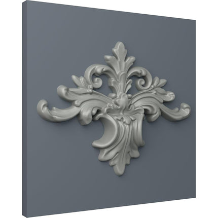 Ekena ONL10X07X01AM 9 1/2" W x 7 1/4" H x 1" P Amelia Onlay, Primed, Inquiries-by email