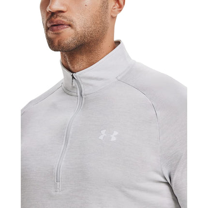 Under Armour Men's Tech 2.0 1/2 Zip - Long sleeve - Tops - Halo Gray/White XXL
