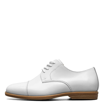 Florsheim Boys Men's Reveal Jr. Cap Toe OxfordOxford, White, 13.5 US Big Kid
