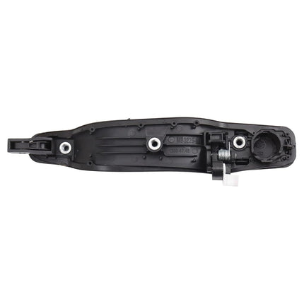 TRQ Rear Left Exterior Door Handle Black Drivers Side Compatible with 2004-2012 Mitsubishi Galant