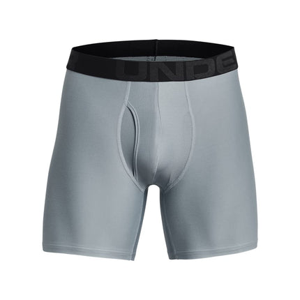 Under Armour Men's Standard Tech 6-inch Boxerjock 1-Pack, (465) Harbor Blue / / Jet Gray, 4X-Large