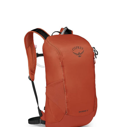 Osprey Skarab 18L Men's Hiking Backpack with Hydraulics Reservoir, Firestarter Orange